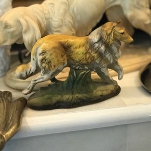 Porcelain Lassie Dog figurine